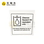 Etykieta naklejka Chevron Rykon 82366 dla Genie